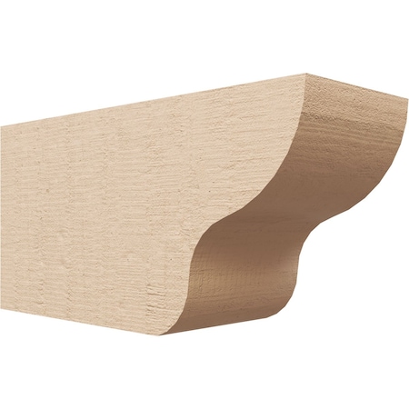 Ekena Millwork 6in. W x 8in. H x 16in. L Greensboro Woodgrain TimberThane Rafter Tail, Primed Tan RFTUR06X08X16GRNRCPR